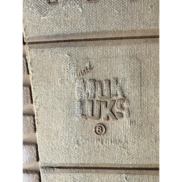 Muk Luks Beige Knit Ankle Booties Women's US Size 8 - Picture 3 of 9